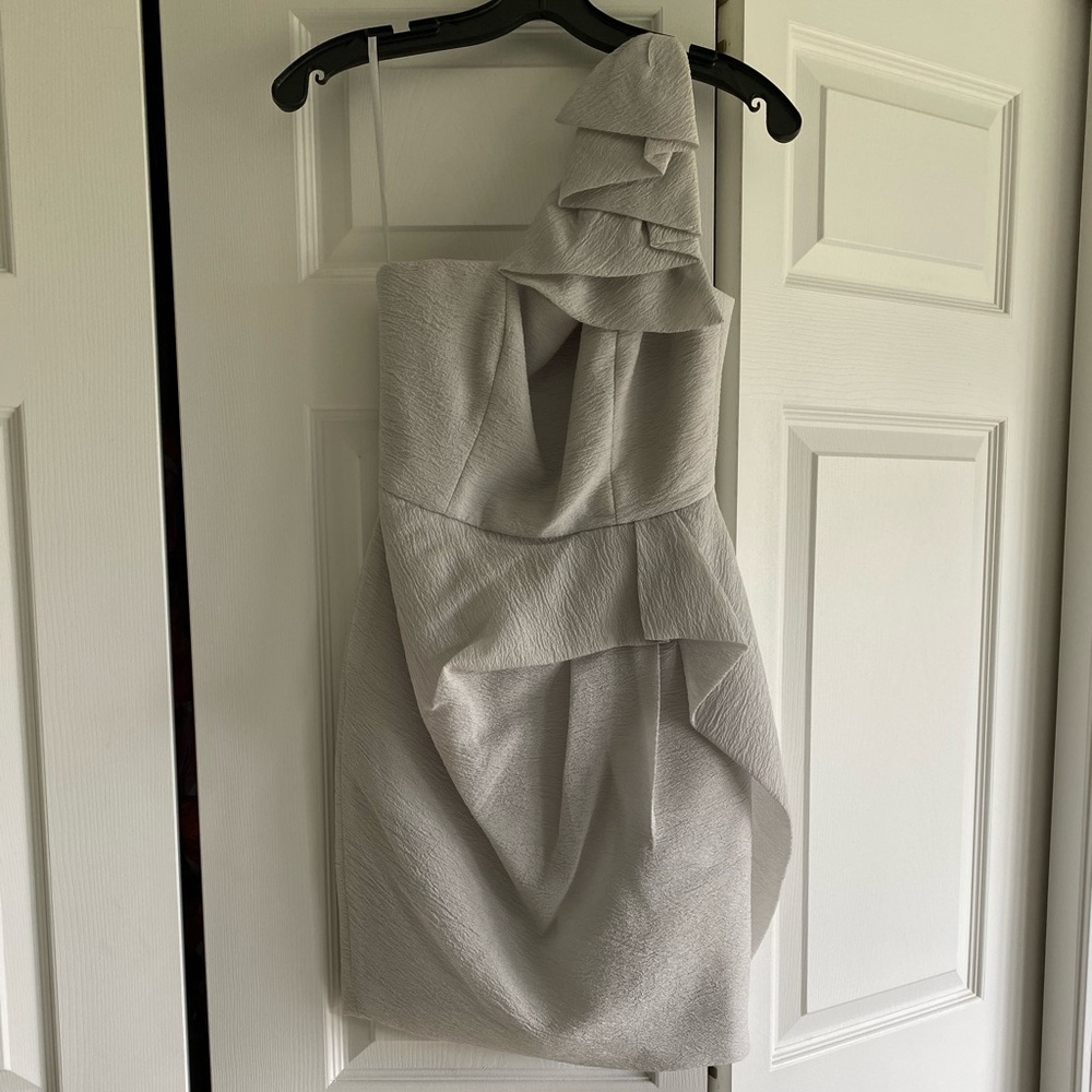 BCBG one shoulder dress, 0
